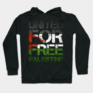 United For Free Palestine - Stand Together Like Brother Hoodie